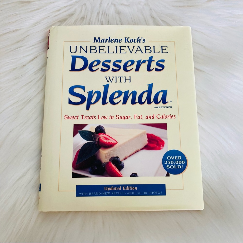 ‘Unbelievable Desserts with Splenda’- Cooking Book